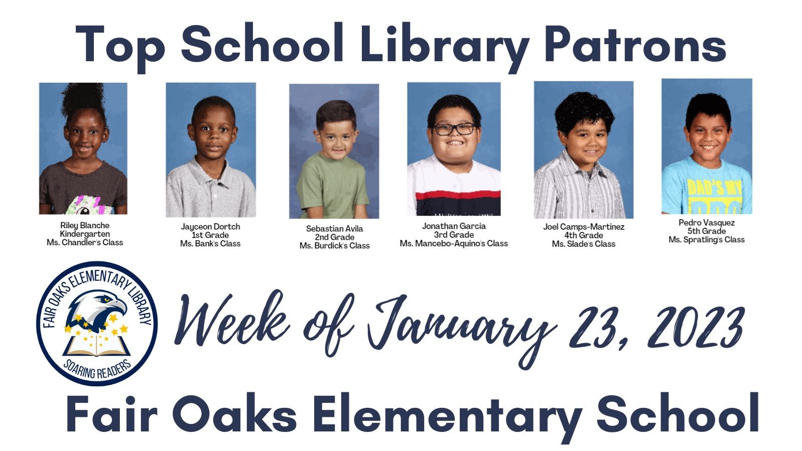 Week of January 23, 2023